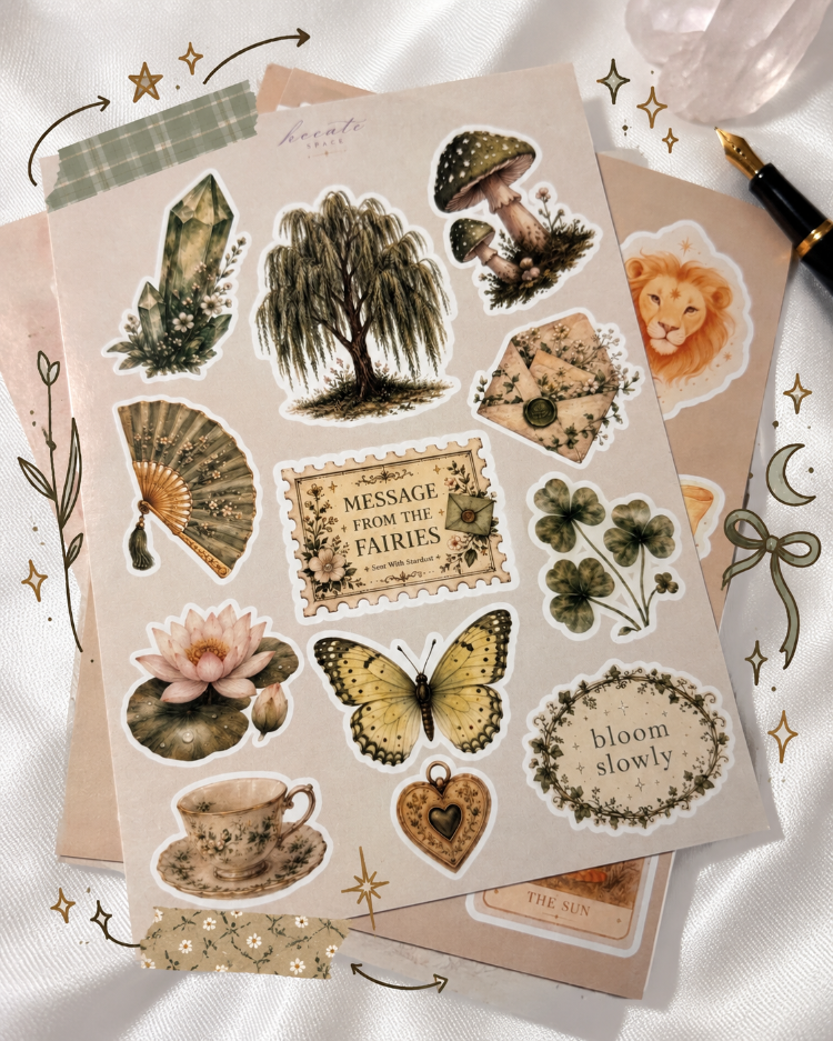 Space Sticker Collection (6'lı)
