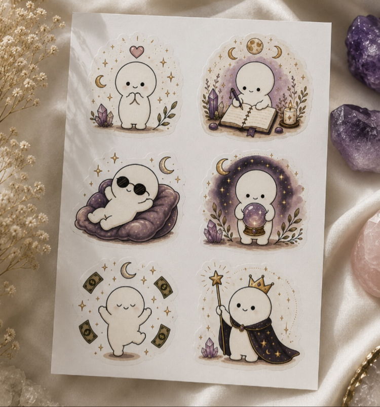 3'lü Sticker Sheet