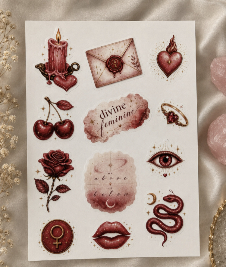 3'lü Sticker Sheet