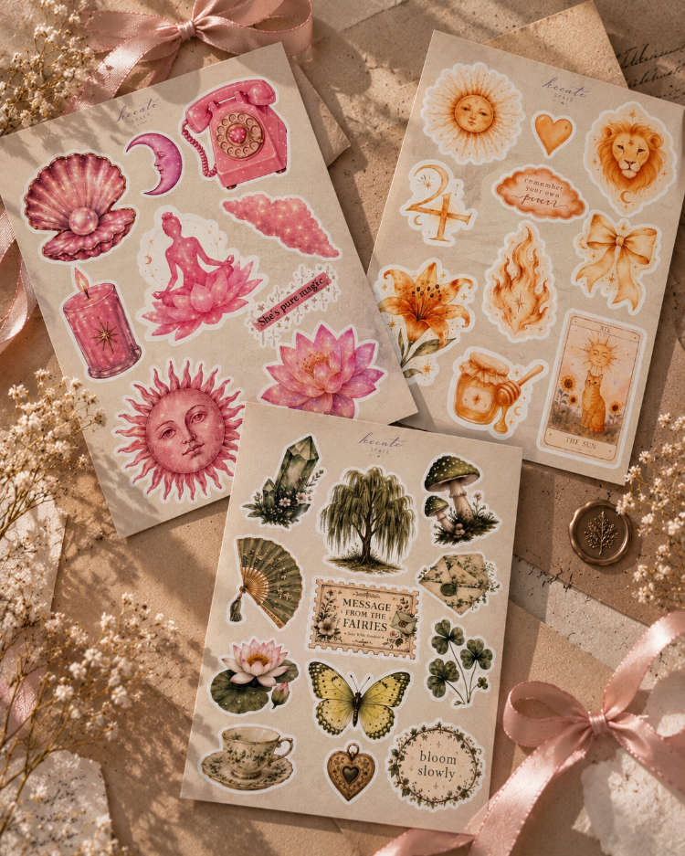 3'lü Sticker Sheet