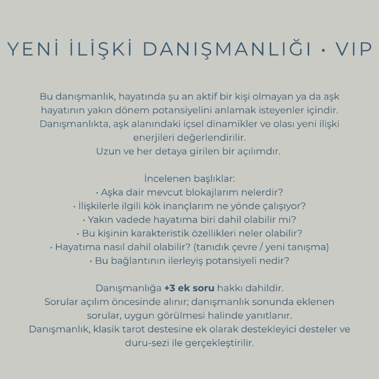 Tek Konu Danışmanlığı • VIP