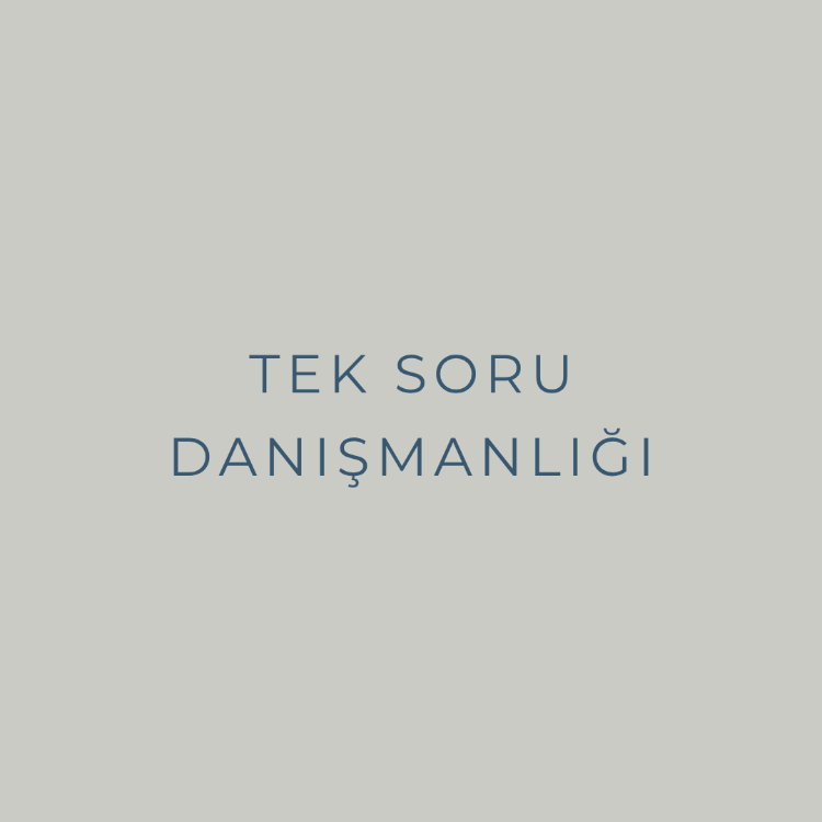 Tek Soru Danışmanlığı