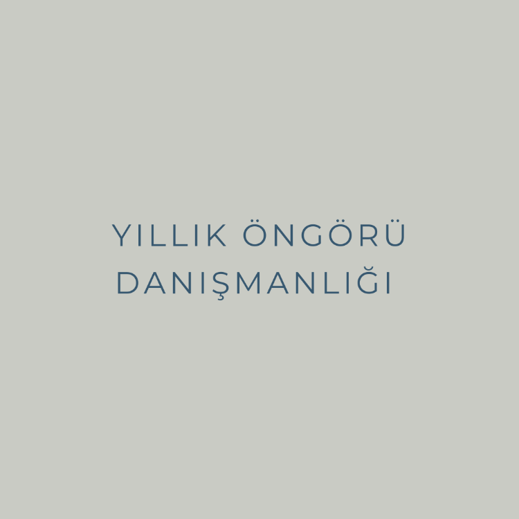Yıllık Öngörü Danışmanlığı