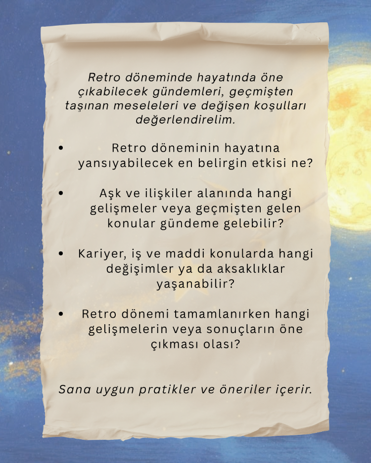 Retrograde Açılımı • Paket I