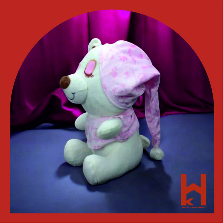 25 CM PELUŞ UYKU ARKADAŞIM SEVİMLİ PEMBE AYICIK