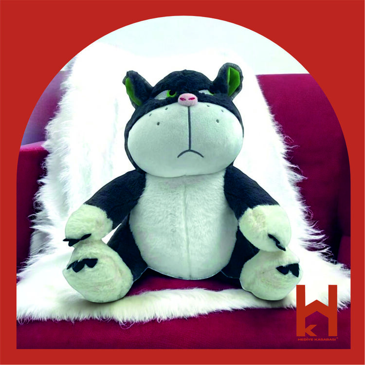 PELUŞ 45 CM YOL ARKADAŞIM ASABİ KEDİ SABRİ