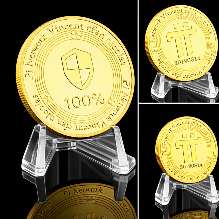 Pi Network Steem Stellar Lumens Hatıra Para Seti - 3'lü Kripto Koleksiyon Paketi
