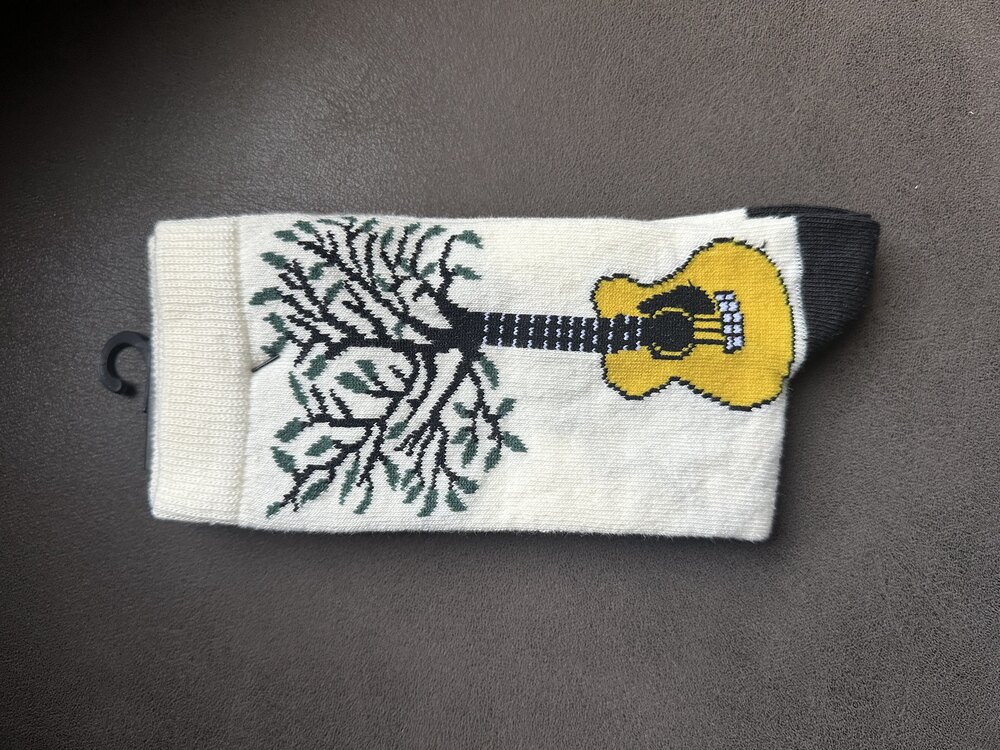 Beyaz Gitarlı Soket Çorap(40-44)