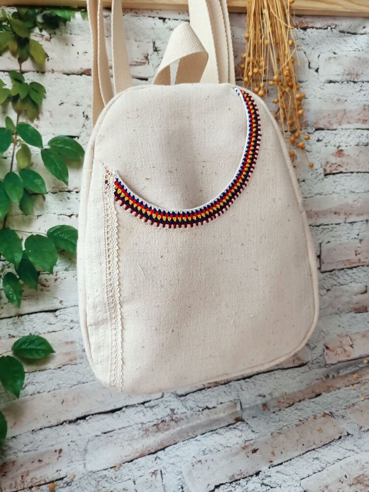 Ayancık keteni sırt cantasi