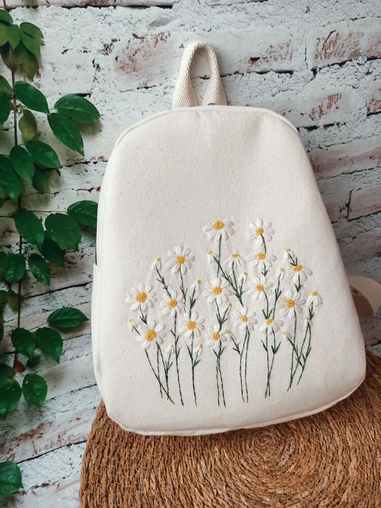 papatya diyarı sırt çantası yada papatya buketi