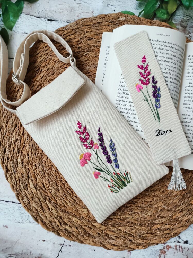 kılıf ve  kitap ayraç  hediye paketi seti