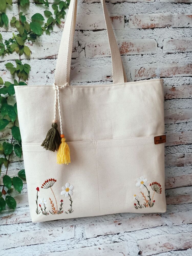 Çok amaçlı large tote omuz çantası