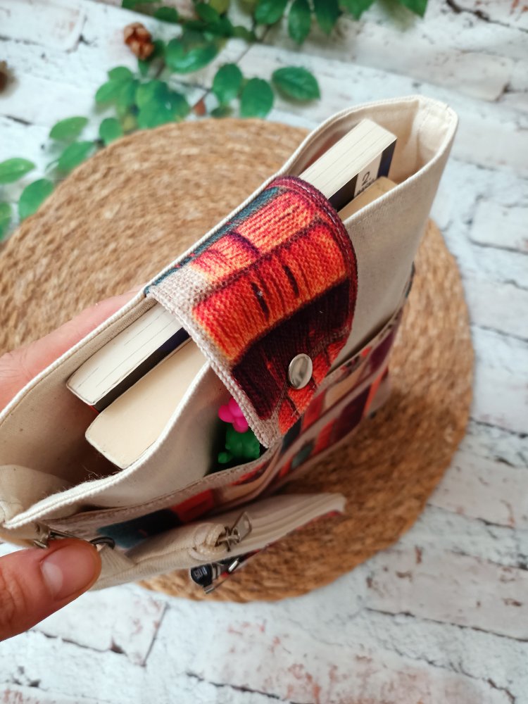 3d nakışlı kitap çantası ve kalemlik