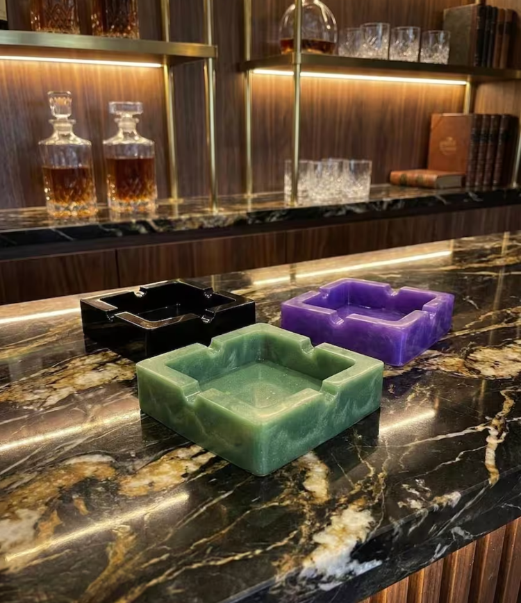 Epoksi Yeşil Küllük 