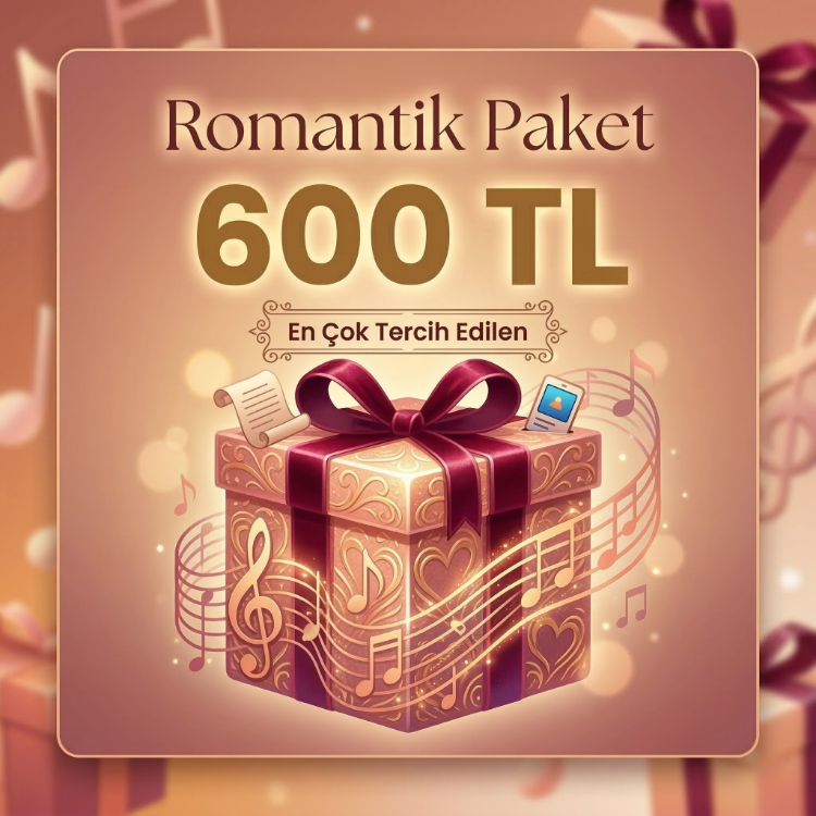 Romantik Paket | Kişiye Özel Şarkı Hediyesi