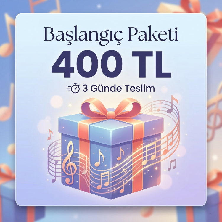 Başlangıç Paketi | Kişiye Özel Şarkı Hediyesi