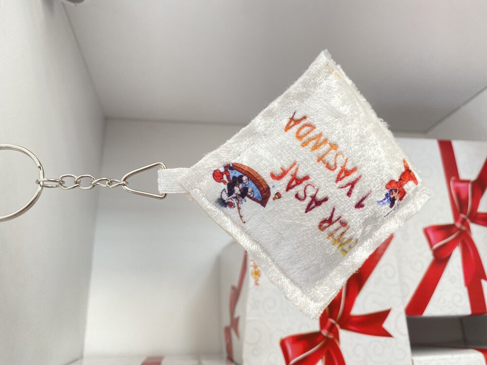 Peluş Kare Anahtarlık yılbaşına özel fiyat