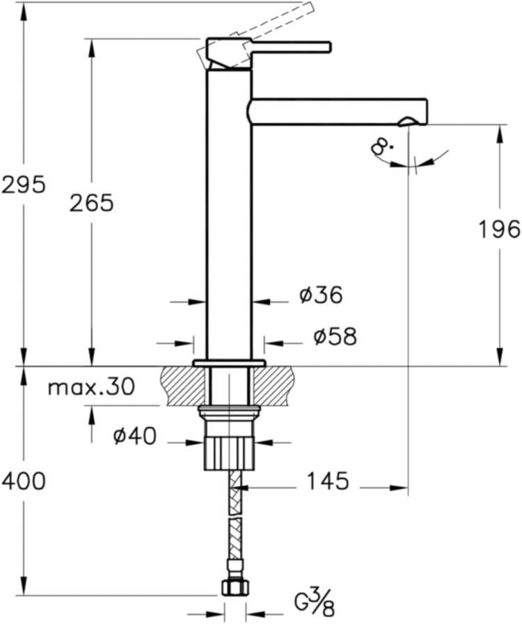 VitrA Origin Çanak Lavabo Bataryası, Krom