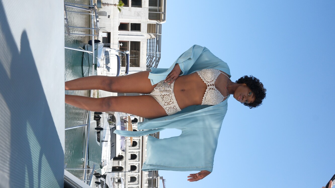 Handmade Simli Bikini Takımı (Bej-Gold)