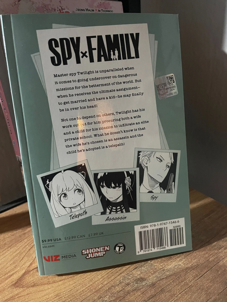 SPYxFAMİLY İngilizce 1. cilt