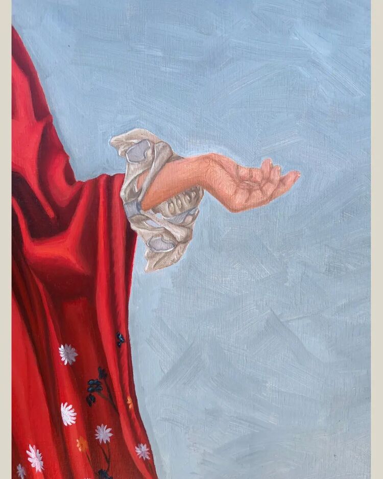 Bir Geyşanın Pelvis Anatomisi (50x70 cm) 