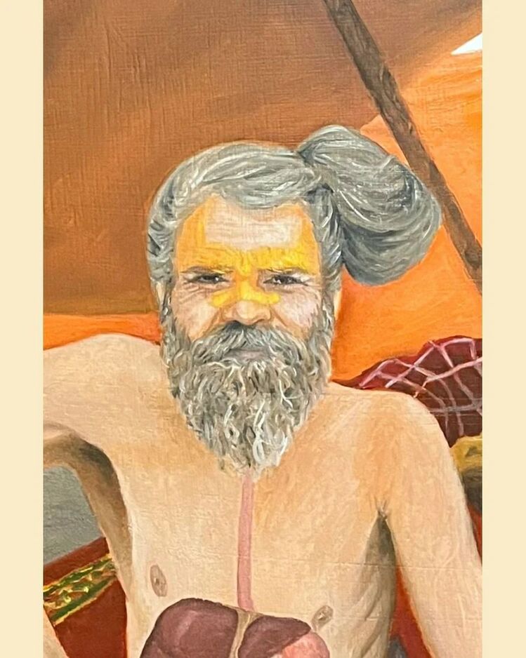 Bir Sadhunun Sindirim Sistemi Anatomisi (50x70 cm) 