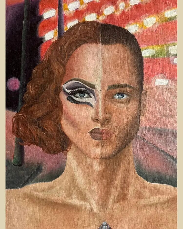 Trans Bir Kadının Kalp Anatomisi (50x70 cm) 