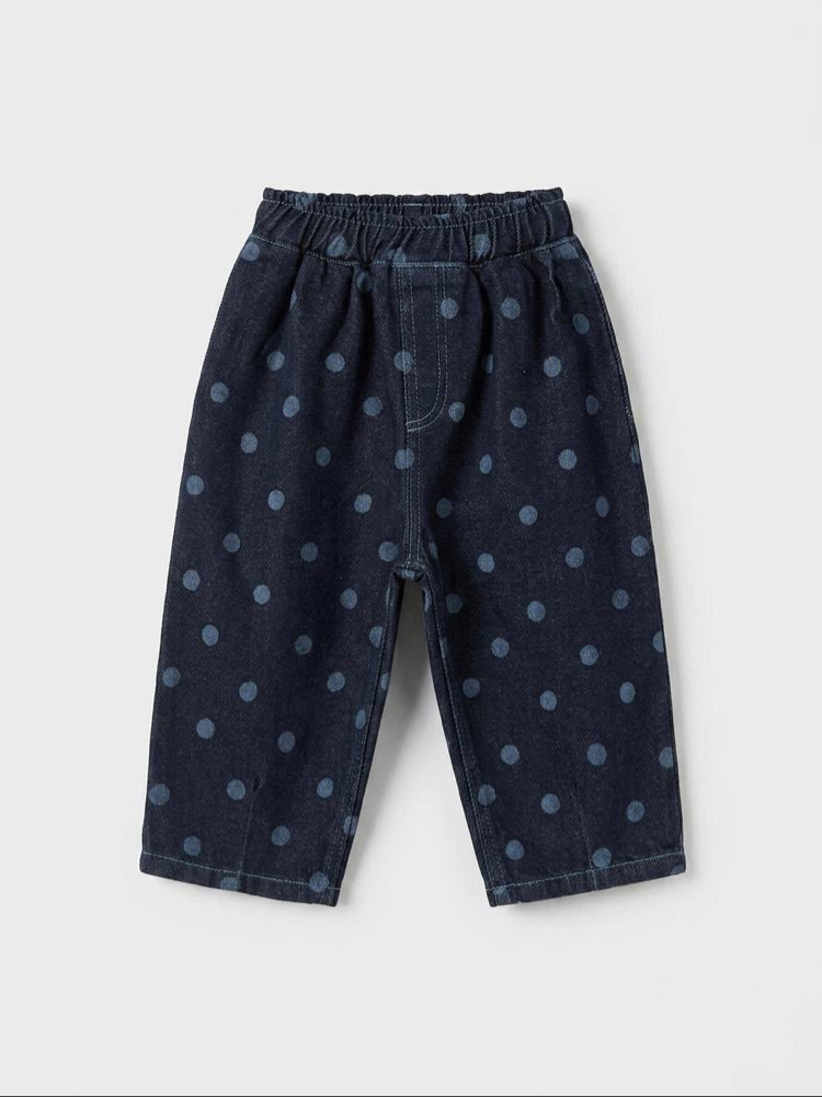 Puantiye Baloon Jean