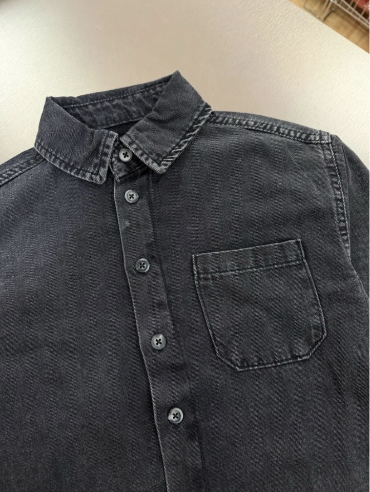 Erkek Çocuk Denim Gömlek 