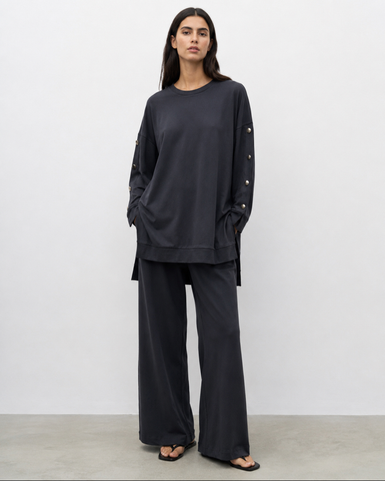 Rahat Premium Kumaş Tunik Pantolon Takım