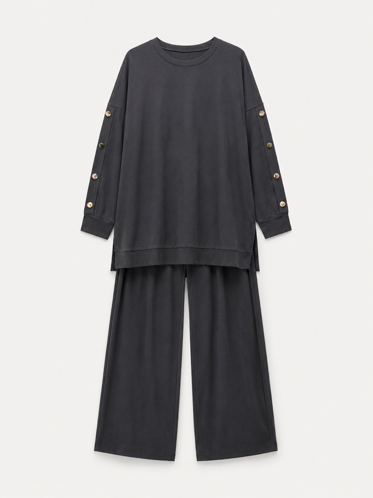 Rahat Premium Kumaş Tunik Pantolon Takım