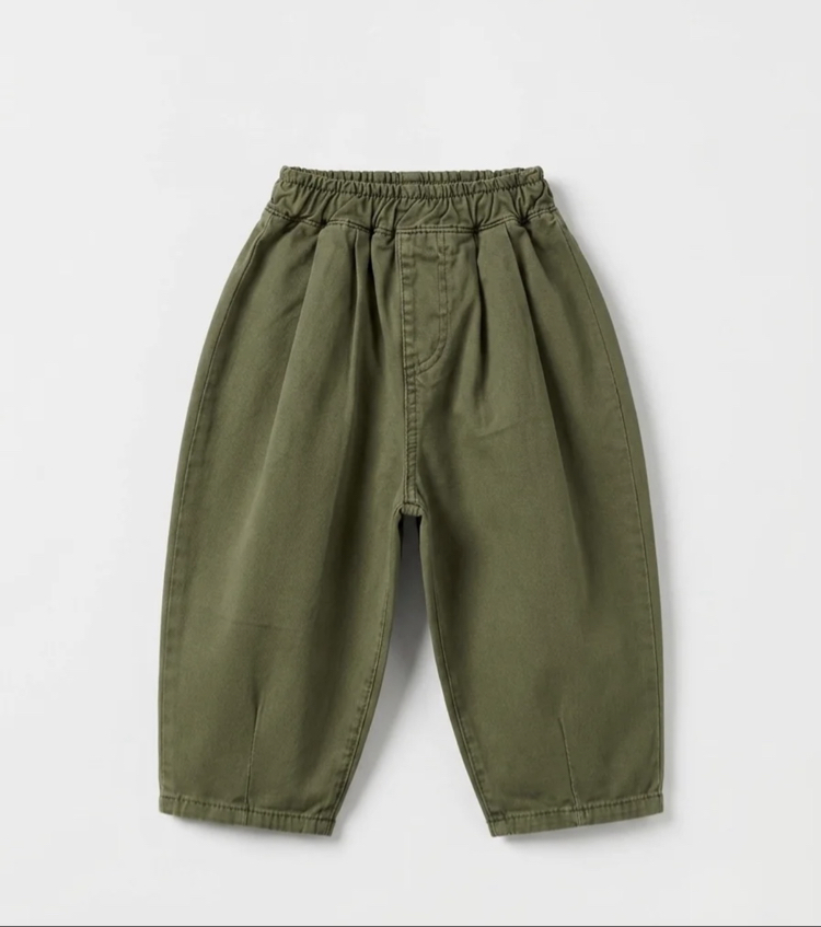 Yeşil Baloon Pantolon