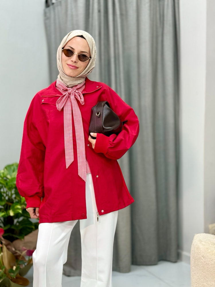Paraşüt Detaylı Ceket