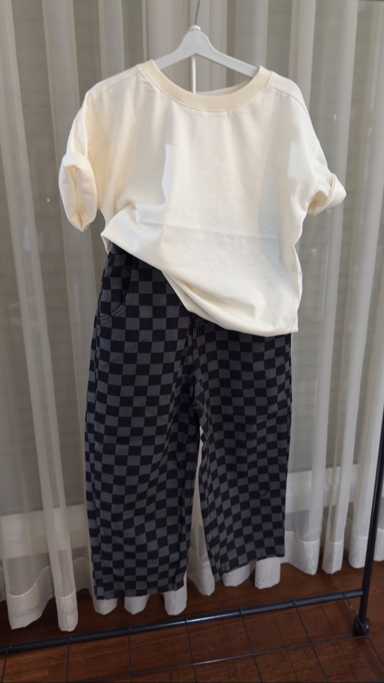 Laciel Paris Siyah Damalı Baloon Jean