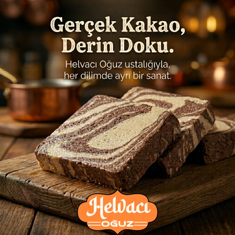 Helvacı Oğuz Kakaolu Tahin Helvası KG