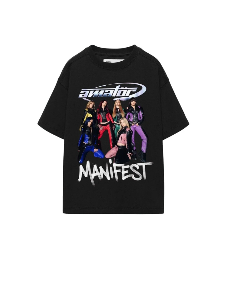Manifest Siyah Tişört