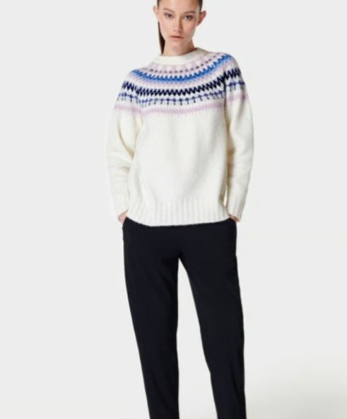 Sweaty Betty EKRU YÜN KAZAK ( ORİJİNAL)