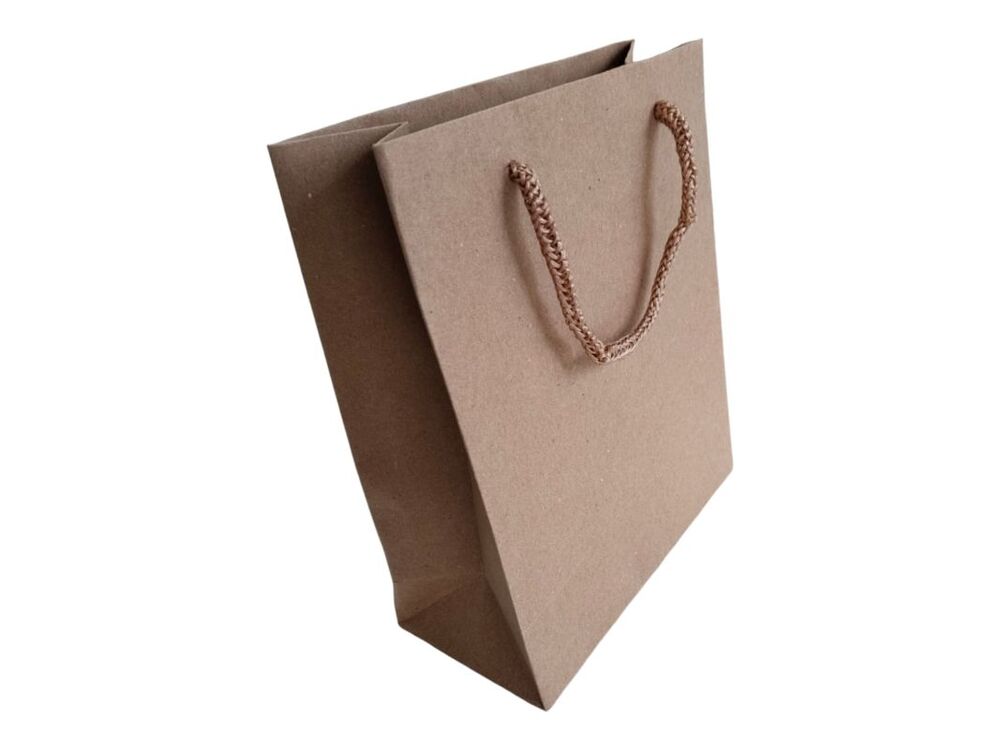 İP SAPLI KRAFT TORBA 11x17x4 CM HEDİYELİK ÇANTA 25 Lİ PAKET