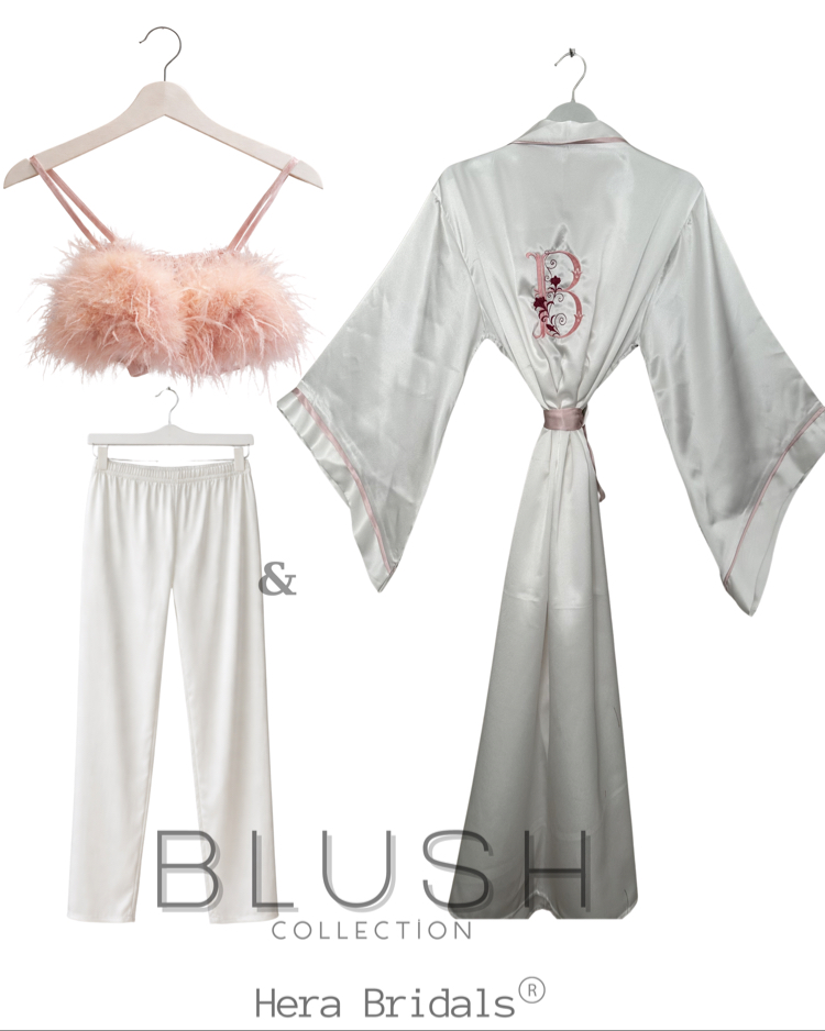 Blush Malibu & Kimono Set | 120 cm