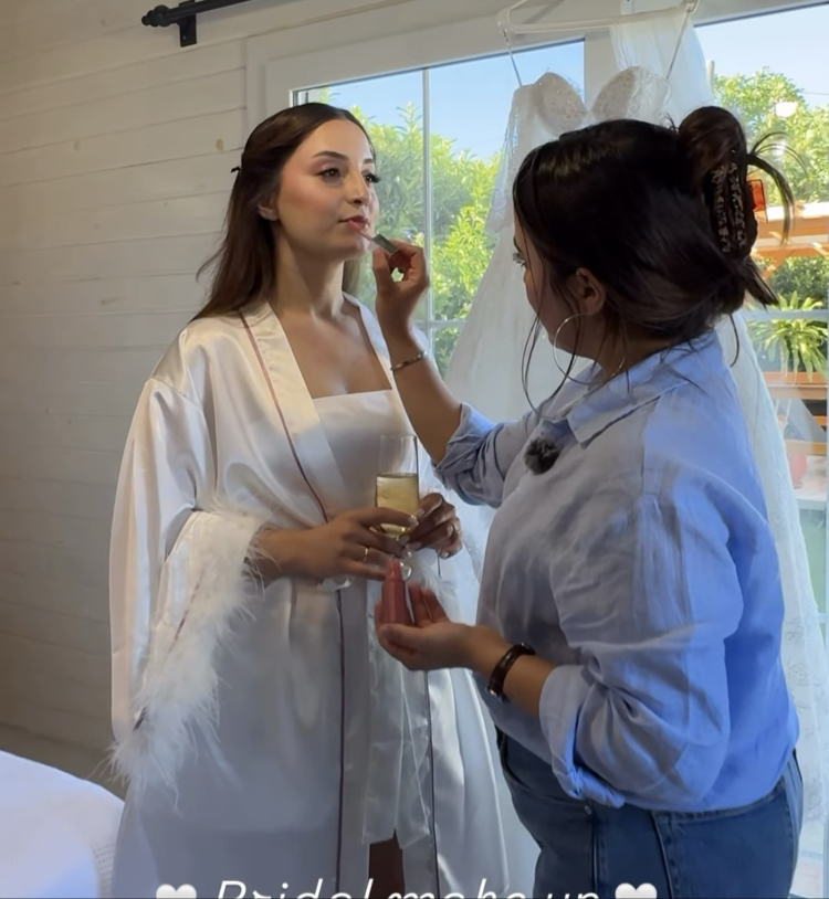 Kimono Biyeli Malibu Tüylü Sabahlık | 120 cm