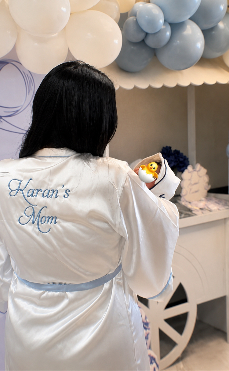 Kimono Biyeli Mom Sabahlık | 120 cm