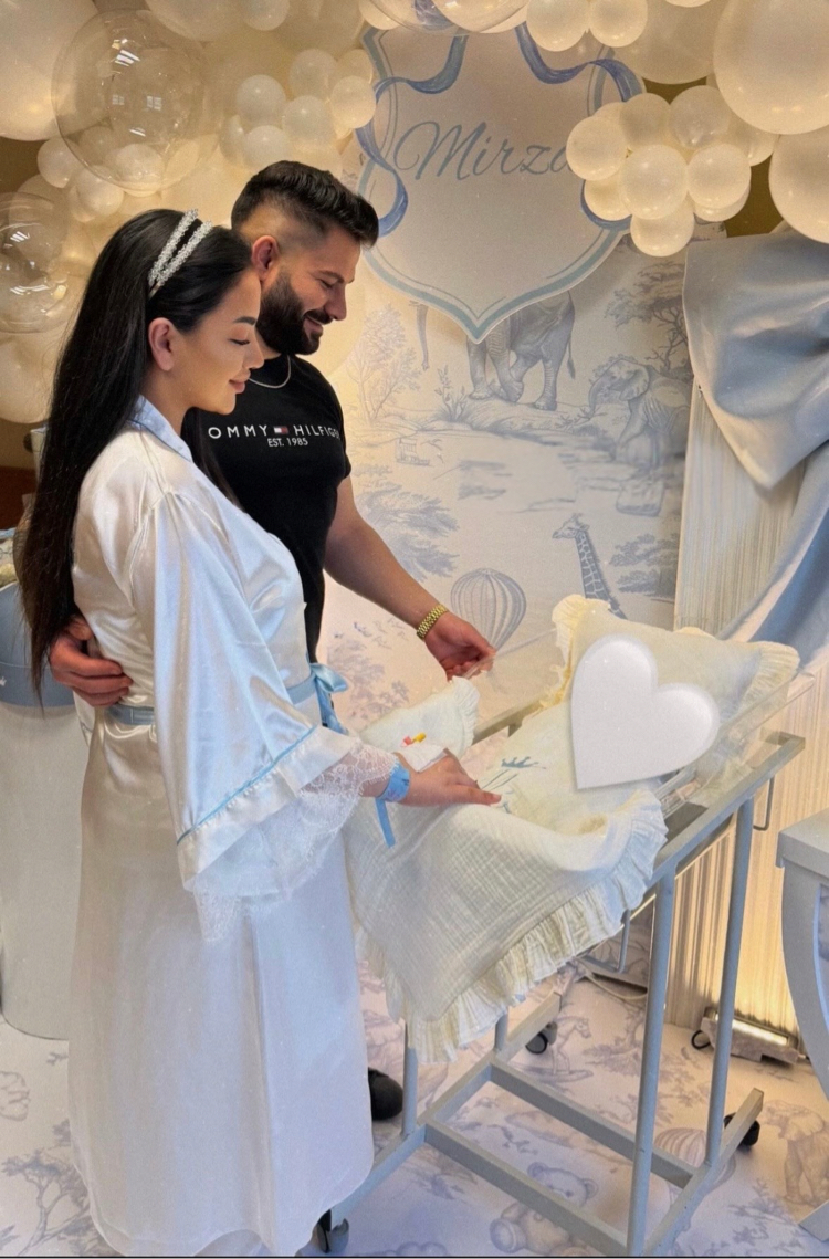 Uzun Kimono Biyeli Dantelli Mom Takım | 120 cm