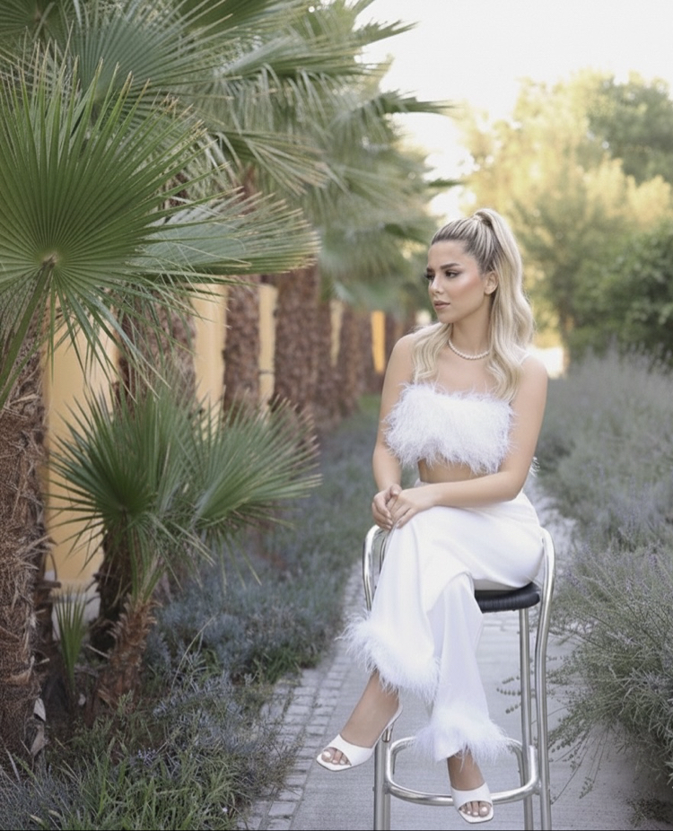 Malibu Crop & Tüylü Pantolon