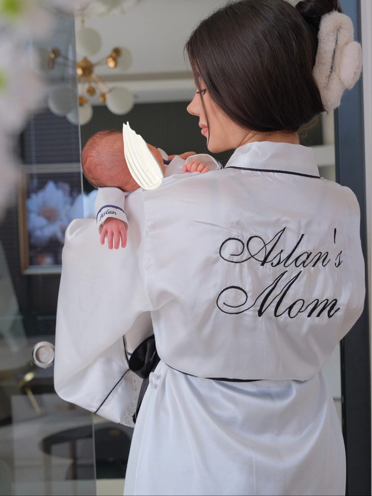 Kimono Biyeli Mom Sabahlık | 120 cm