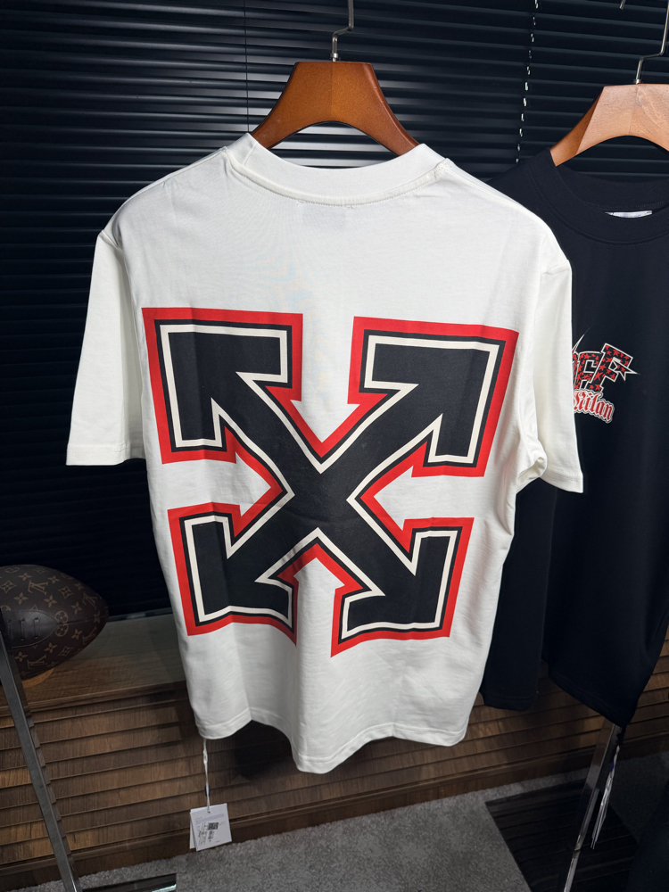 Off WhitexAc Milan Tshirt