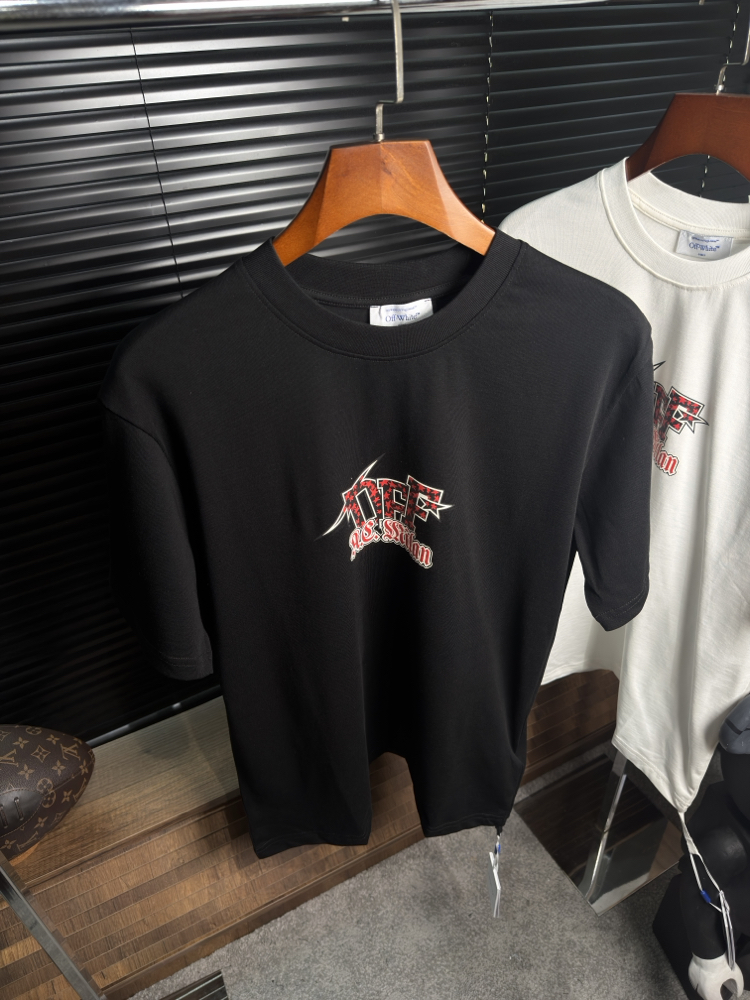 Off WhitexAc Milan Tshirt