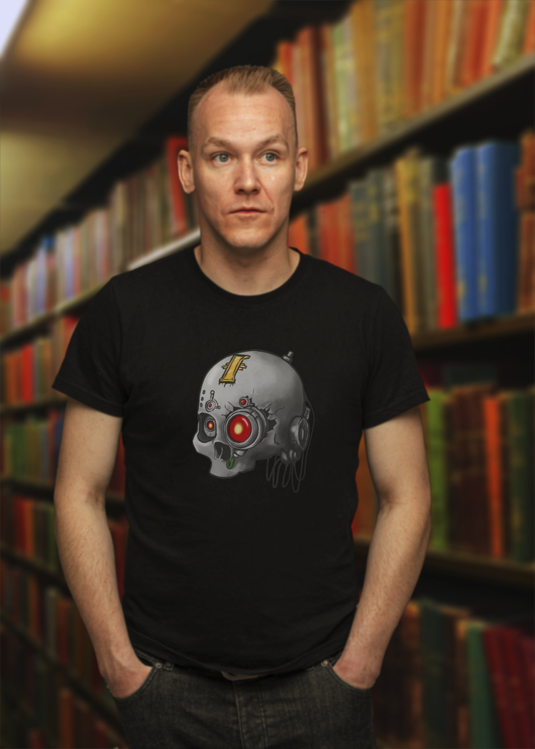 Heretik Podcast Tişört - Motor Skull