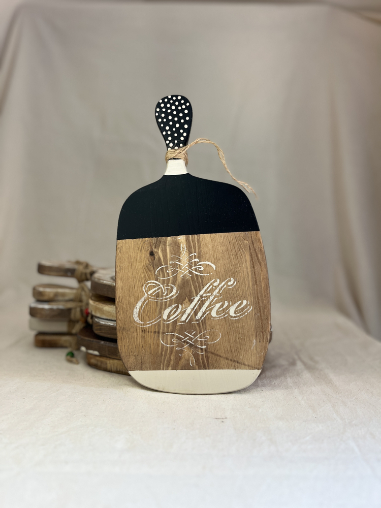 Coffe Dekoratif Sunum Tahtası