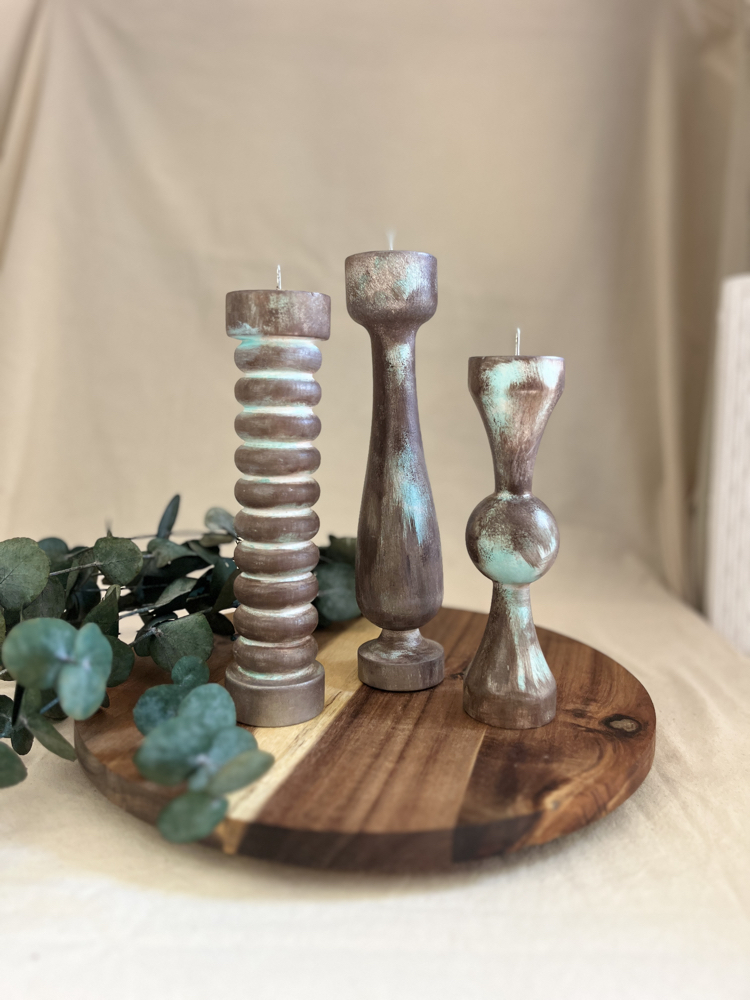 Trio Eskitme Şamdan