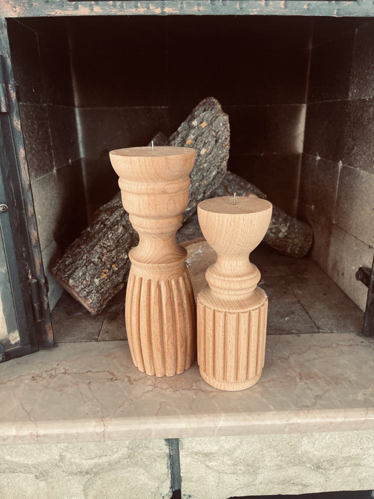Naturel 2’li Şamdan
